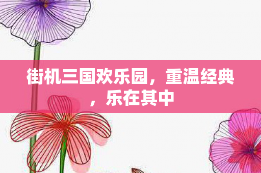 街机三国欢乐园,重温经典,乐在其中 街机三国欢乐园,重温经典,乐在其中