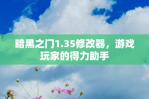 暗黑之门1.35修改器，游戏玩家的得力助手