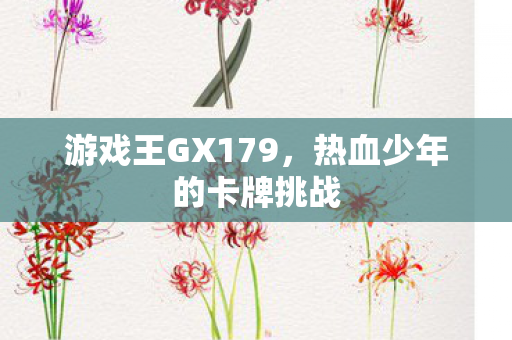 游戏王GX179，热血少年的卡牌挑战