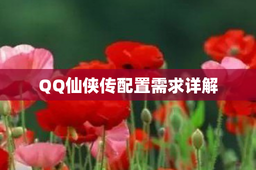 QQ仙侠传配置需求详解