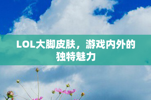 LOL大脚皮肤，游戏内外的独特魅力
