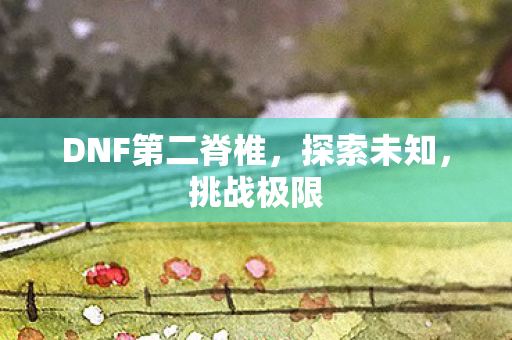 DNF第二脊椎,探索未知,挑战极限 DNF第二脊椎,探索未知,挑战极限