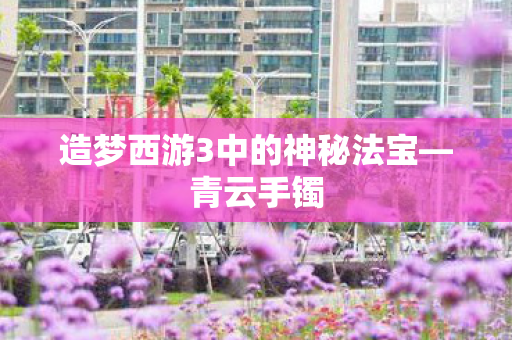 造梦西游3中的神秘法宝—青云手镯