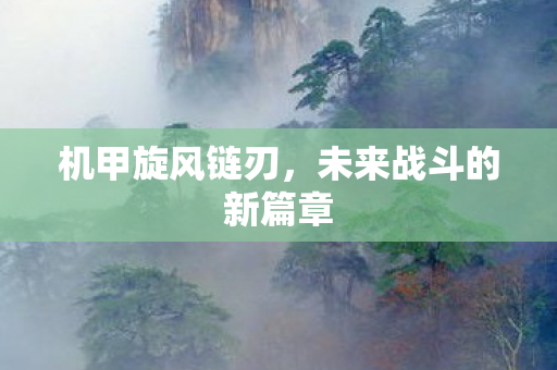 机甲旋风链刃,未来战斗的新篇章 机甲旋风链刃,未来战斗的新篇章