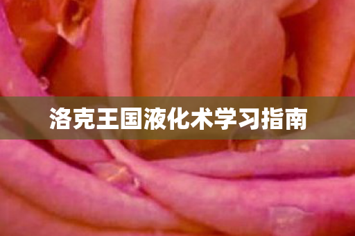 洛克王国液化术学习指南 洛克王国液化术学习指南
