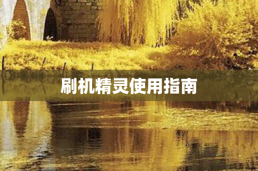 刷机精灵使用指南