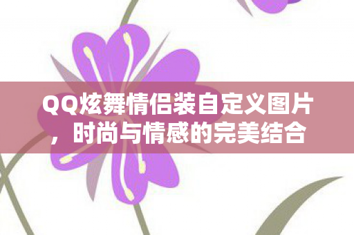 QQ炫舞情侣装自定义图片，时尚与情感的完美结合