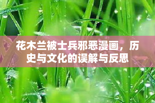 花木兰被士兵邪恶漫画,历史与文化的误解与反思 花木兰被士兵邪恶漫画,历史与文化的误解与反思