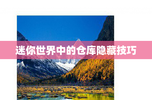 迷你世界中的仓库隐藏技巧 迷你世界中的仓库隐藏技巧