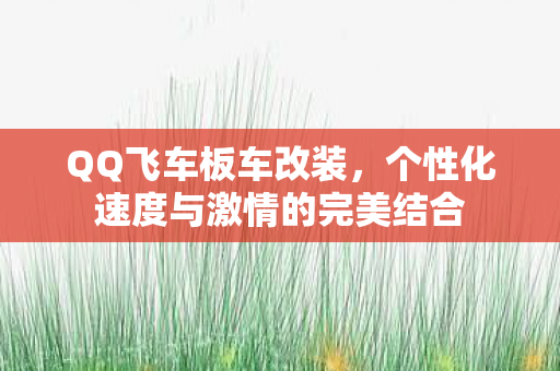 QQ飞车板车改装,个性化速度与激情的完美结合 QQ飞车板车改装,个性化速度与激情的完美结合