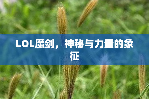 LOL魔剑，神秘与力量的象征