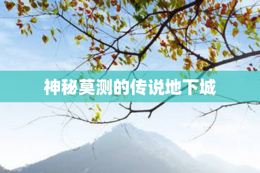 神秘莫测的传说地下城 神秘莫测的传说地下城