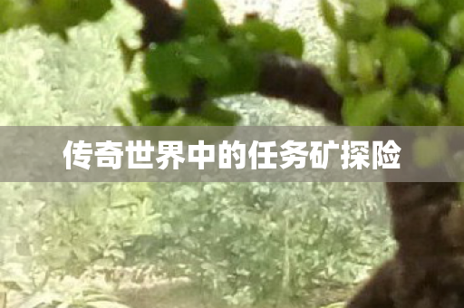 传奇世界中的任务矿探险 传奇世界中的任务矿探险