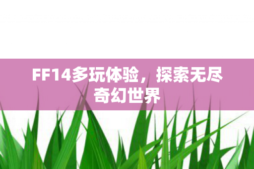 FF14多玩体验,探索无尽奇幻世界 FF14多玩体验,探索无尽奇幻世界