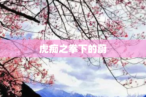 虎痴之拳下的蔚