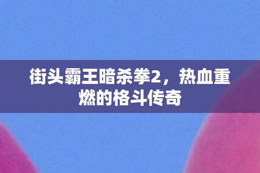 街头霸王暗杀拳2,热血重燃的格斗传奇 街头霸王暗杀拳2,热血重燃的格斗传奇
