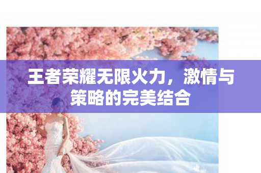 王者荣耀无限火力,激情与策略的完美结合 王者荣耀无限火力,激情与策略的完美结合