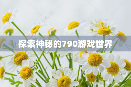 探索神秘的790游戏世界 探索神秘的790游戏世界