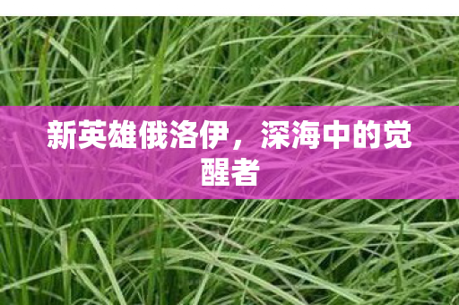 新英雄俄洛伊，深海中的觉醒者