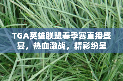 TGA英雄联盟春季赛直播盛宴,热血激战,精彩纷呈 TGA英雄联盟春季赛直播盛宴,热血激战,精彩纷呈