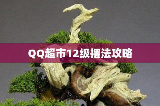 QQ超市12级摆法攻略