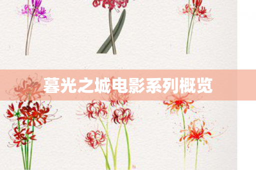 暮光之城电影系列概览 暮光之城电影系列概览