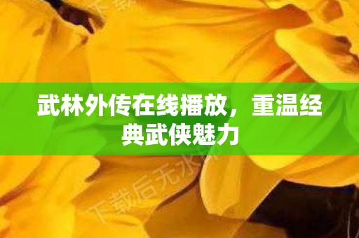 武林外传在线播放,重温经典武侠魅力 武林外传在线播放,重温经典武侠魅力