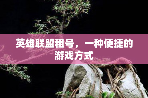 英雄联盟租号，一种便捷的游戏方式
