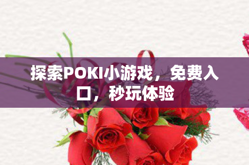 探索POKI小游戏,免费入口,秒玩体验 探索POKI小游戏,免费入口,秒玩体验