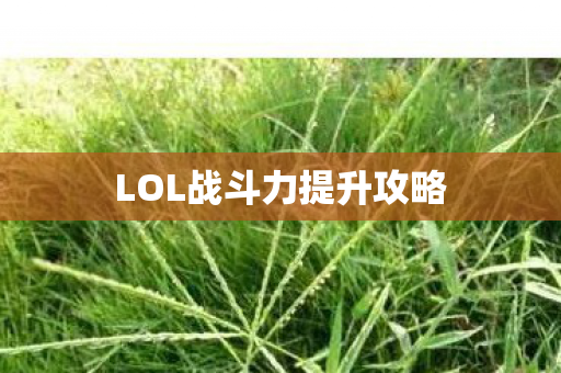 LOL战斗力提升攻略 LOL战斗力提升攻略