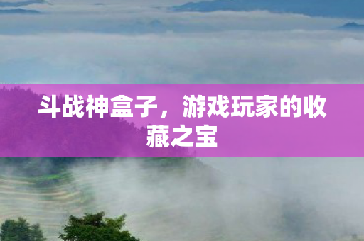 斗战神盒子，游戏玩家的收藏之宝