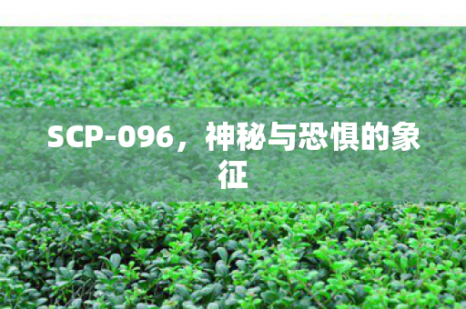 SCP-096，神秘与恐惧的象征