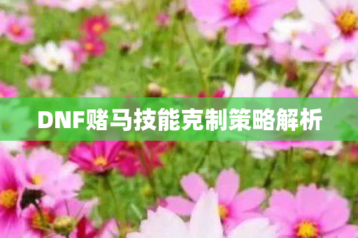 DNF赌马技能克制策略解析
