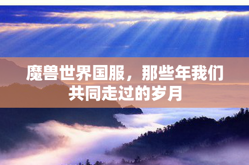 魔兽世界国服,那些年我们共同走过的岁月 魔兽世界国服,那些年我们共同走过的岁月
