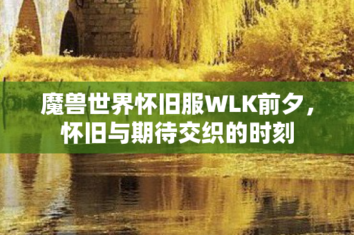 魔兽世界怀旧服WLK前夕，怀旧与期待交织的时刻