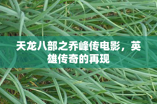 天龙八部之乔峰传电影,英雄传奇的再现 天龙八部之乔峰传电影,英雄传奇的再现