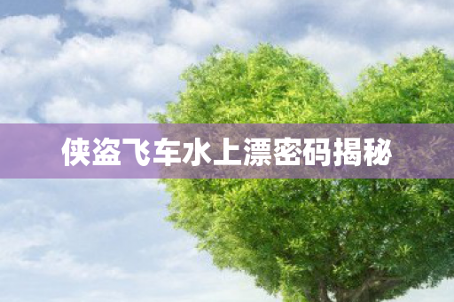 侠盗飞车水上漂密码揭秘 侠盗飞车水上漂密码揭秘