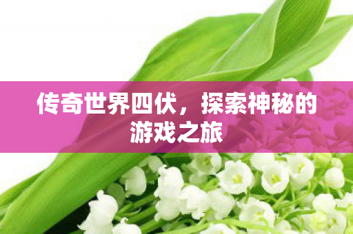 传奇世界四伏,探索神秘的游戏之旅 传奇世界四伏,探索神秘的游戏之旅