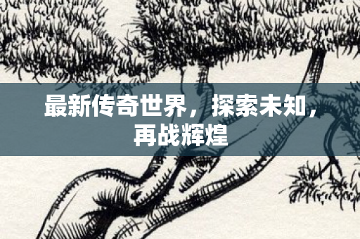 最新传奇世界,探索未知,再战辉煌 最新传奇世界,探索未知,再战辉煌