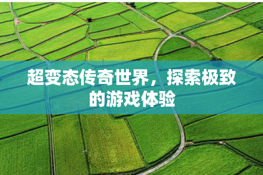 超变态传奇世界,探索极致的游戏体验 超变态传奇世界,探索极致的游戏体验