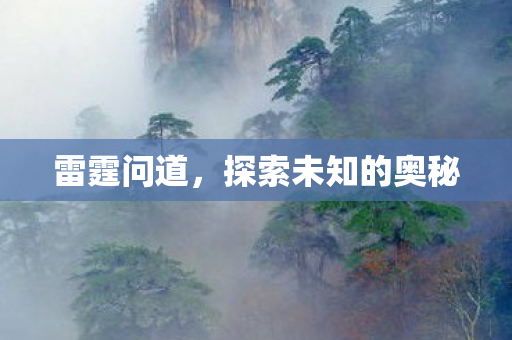 雷霆问道，探索未知的奥秘