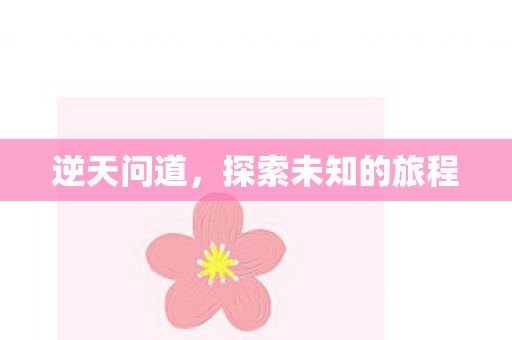 逆天问道,探索未知的旅程 逆天问道,探索未知的旅程