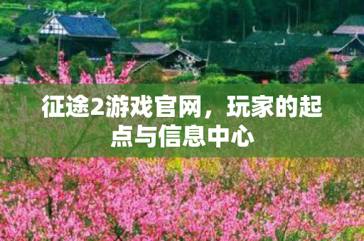 征途2游戏官网，玩家的起点与信息中心