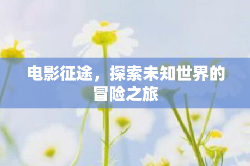 电影征途,探索未知世界的冒险之旅 电影征途,探索未知世界的冒险之旅