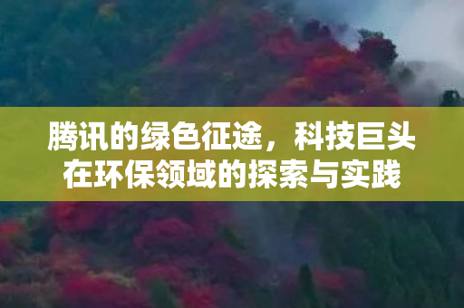 腾讯的绿色征途,科技巨头在环保领域的探索与实践 腾讯的绿色征途,科技巨头在环保领域的探索与实践