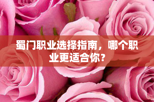 蜀门职业选择指南,哪个职业更适合你? 蜀门职业选择指南,哪个职业更适合你?