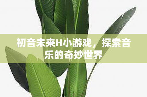 初音未来H小游戏,探索音乐的奇妙世界 初音未来H小游戏,探索音乐的奇妙世界
