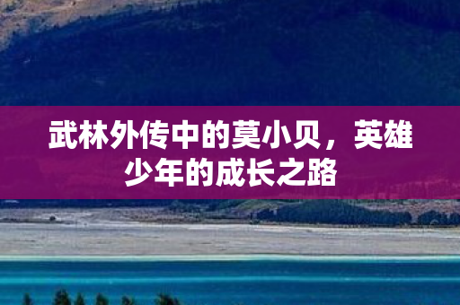 武林外传中的莫小贝，英雄少年的成长之路