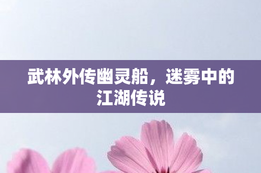 武林外传幽灵船,迷雾中的江湖传说 武林外传幽灵船,迷雾中的江湖传说