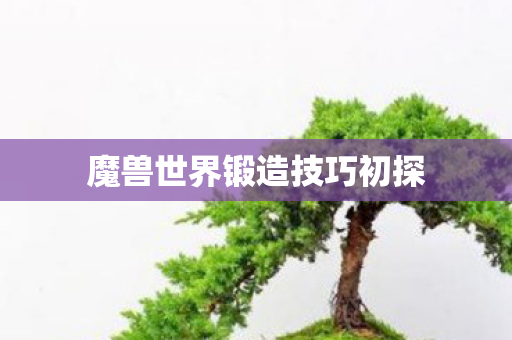 魔兽世界锻造技巧初探 魔兽世界锻造技巧初探